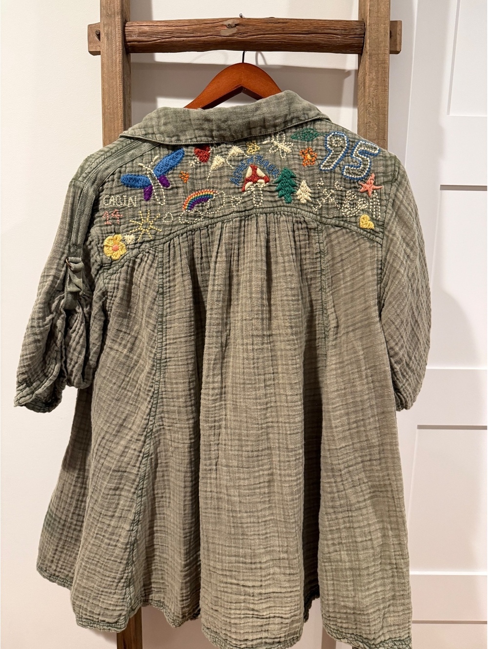 FREE PEOPLE Tracking Trails Shirt Dress - Picture 6 of 8